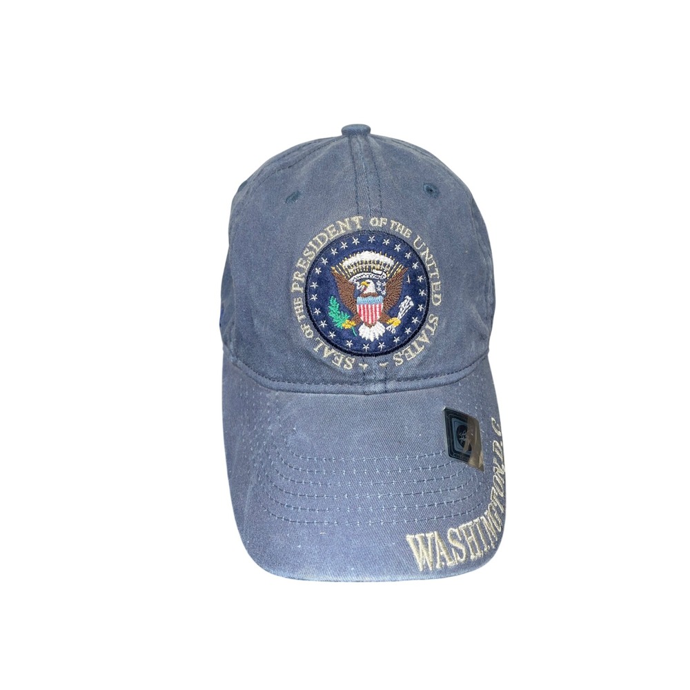NEW City Hunter USA President Seal Washington DC Embroidered Baseball Cap‎ Blue
